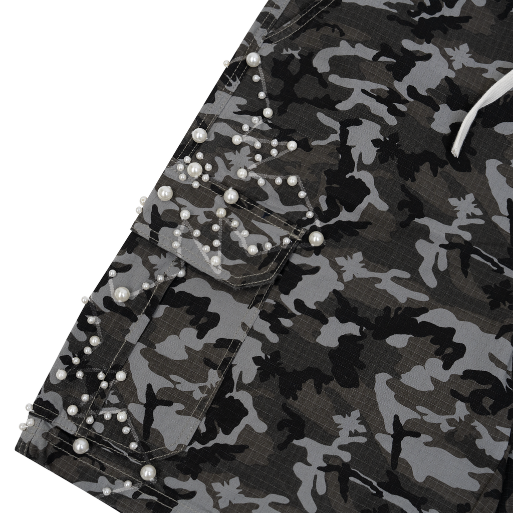 We Are Righteous Camo Pearl Cargo Shorts