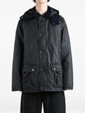 Barbour Beaufort waxed-cotton hooded jacket