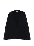 FENDI logo-strap blazer