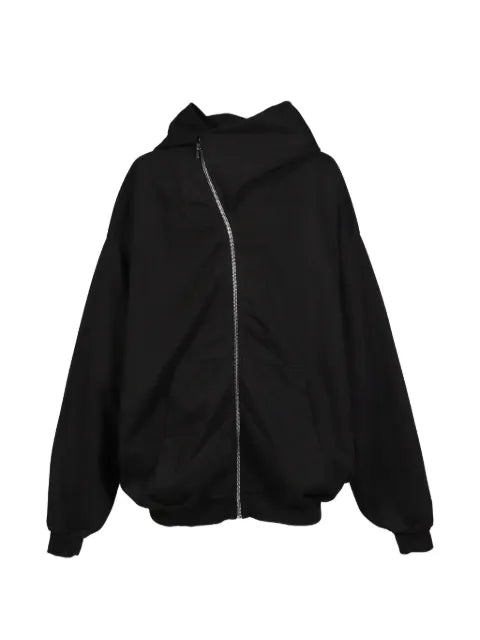Rick Owens DRKSHDW Mountain Hun asymmetric-zip hoodie