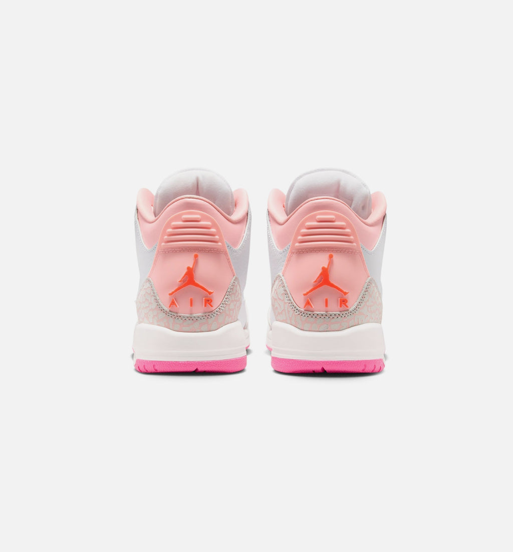 Air Jordan 3 Retro “Spring Flowers” Grade School Lifestyle Shoes (GS)