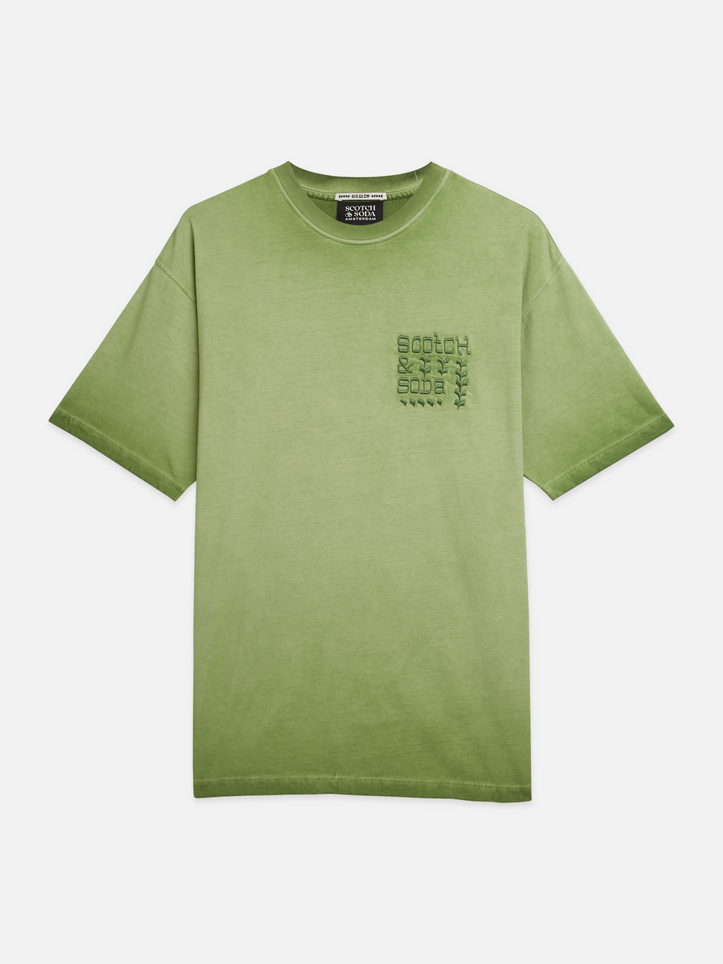 S&S Embroidered Artwork Relaxed-Fit Garment-Dyed Tee