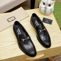 Gucci Black Horsebit Loafers - Leather Lining